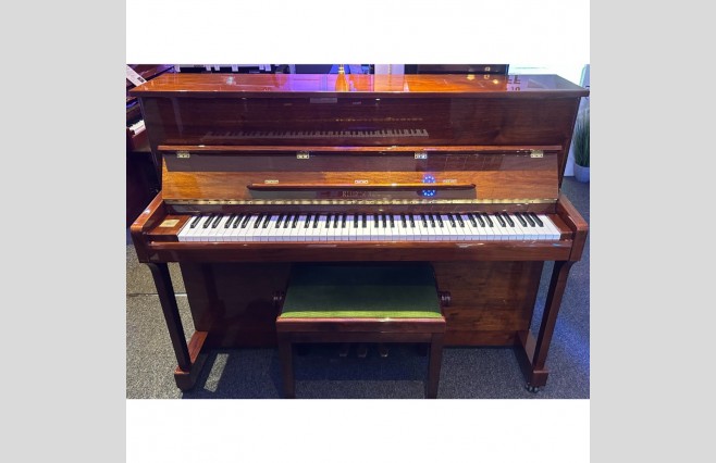 Used Reid Sohn Polished Rosewood RS115 Upright Piano - All Inclusive Premium Package (SN:IJJI00394) - Image 1
